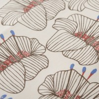 Скатерть из хлопка молочного цвета с принтом Цветы из коллекции prairie, 170х250 см (69828)