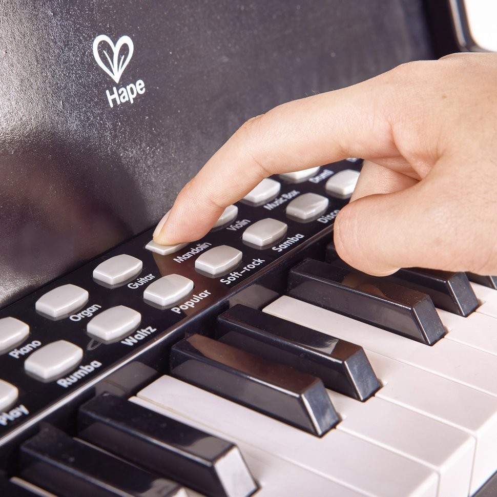 Музыкальная игрушка Пианино с табуреткой цв. Черный (E0629_HP)