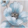 Комплект из 2-х картин "голубой цветок" 30х60х2,5 см (каждая) Bronco (534-217)