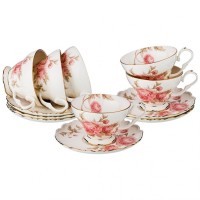 Чайный набор lefard &quot;астра&quot;  на 6 персон 12 пр. 300 мл (264-1002)