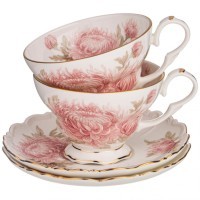 Чайный набор lefard &quot;астра&quot;  на 6 персон 12 пр. 300 мл (264-1002)