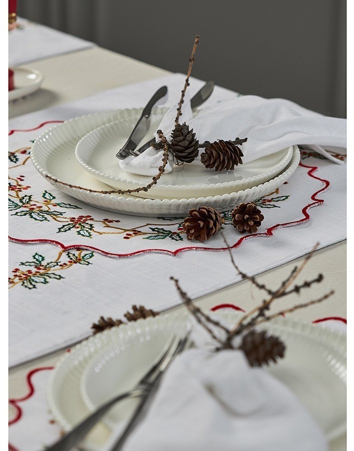 Набор из двух салфеток festive wreath из коллекции new year essential, 45х45 см (77778)