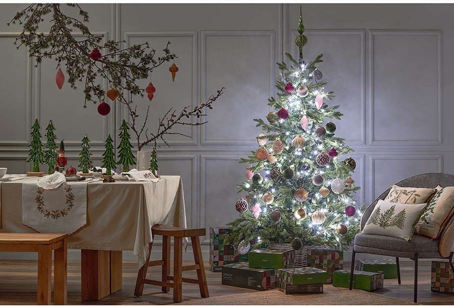 Набор из двух салфеток festive wreath из коллекции new year essential, 45х45 см (77778)