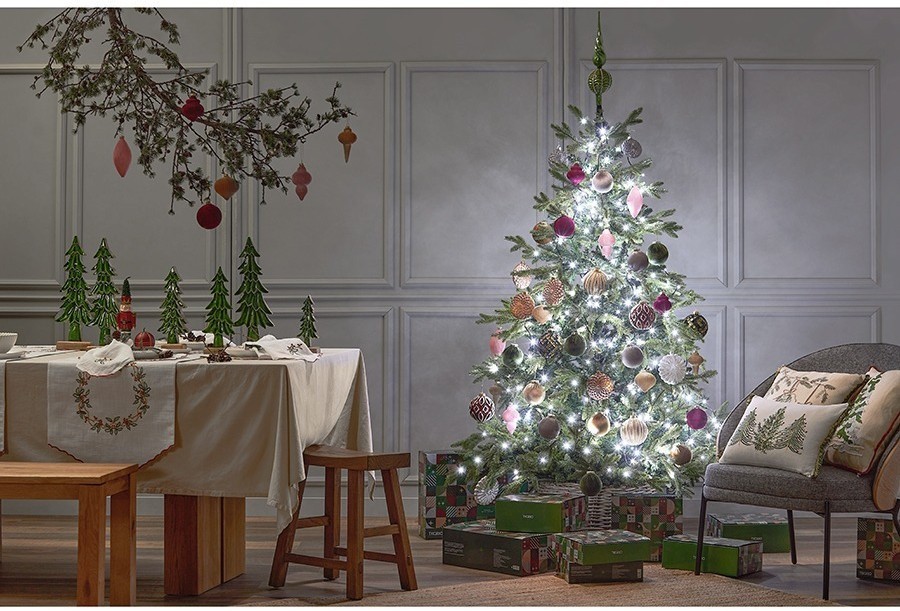 Набор из двух салфеток festive wreath из коллекции new year essential, 45х45 см (77778)