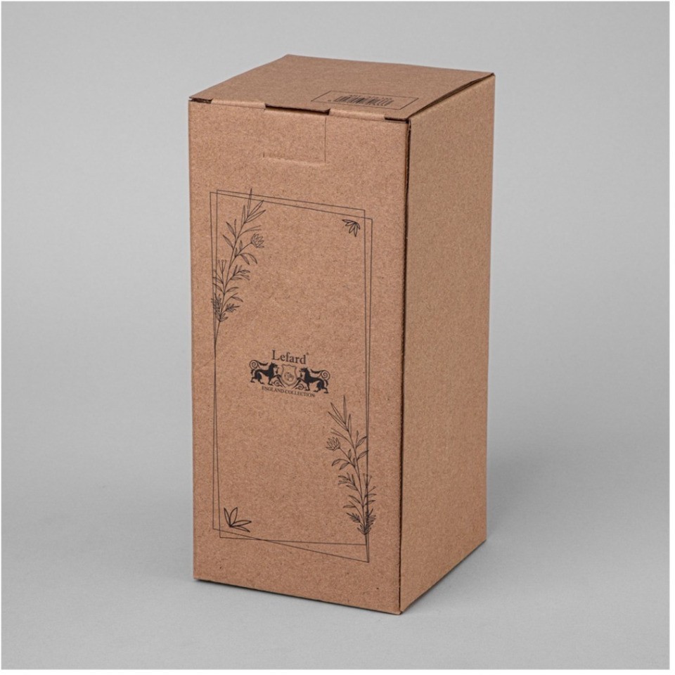 Ваза 11*11*25см цвет: черный Lefard (374-149)