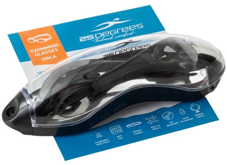 БЕЗ УПАКОВКИ Очки для плавания Orca Black (2121198)