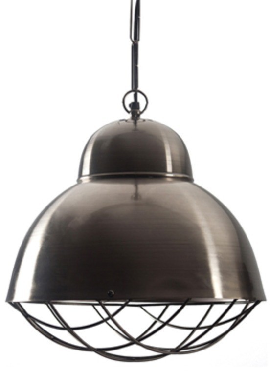 Светильник Кейжд Доум 24185-HL, металл, dark grey, ROOMERS FURNITURE