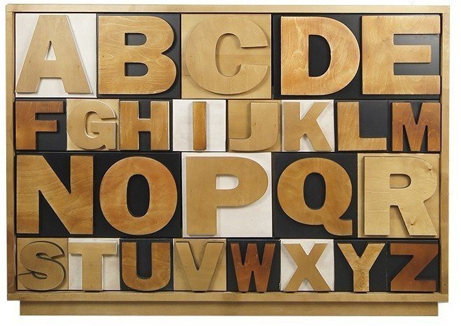 Комод «Alphabeto Birch» 10 ящиков арт AL-01/2ETG/4-ET