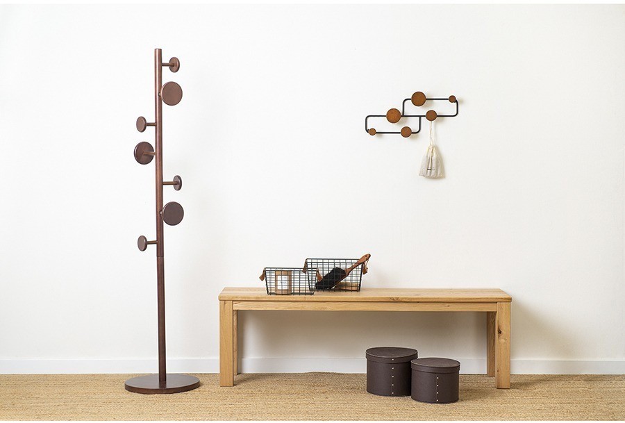 Вешалка напольная olavy, 173 см, светлый орех (74892)