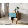 Тумбочка с верхним ящиком Line LN10/GR1/blue-ET