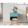 Тумбочка с верхним ящиком Line LN10/GR1/blue-ET