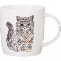 Кружка lefard &quot;кот&quot; 350мл мал уп=12шт (97-672)
