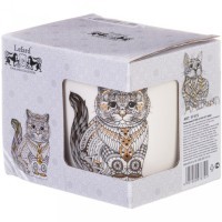 Кружка lefard &quot;кот&quot; 350мл мал уп=12шт (97-672)