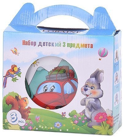 Детский набор посуды Машинка LORAINE (29945)