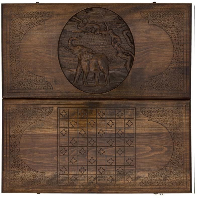 Нарды резные "Слон", Ustyan (28686)