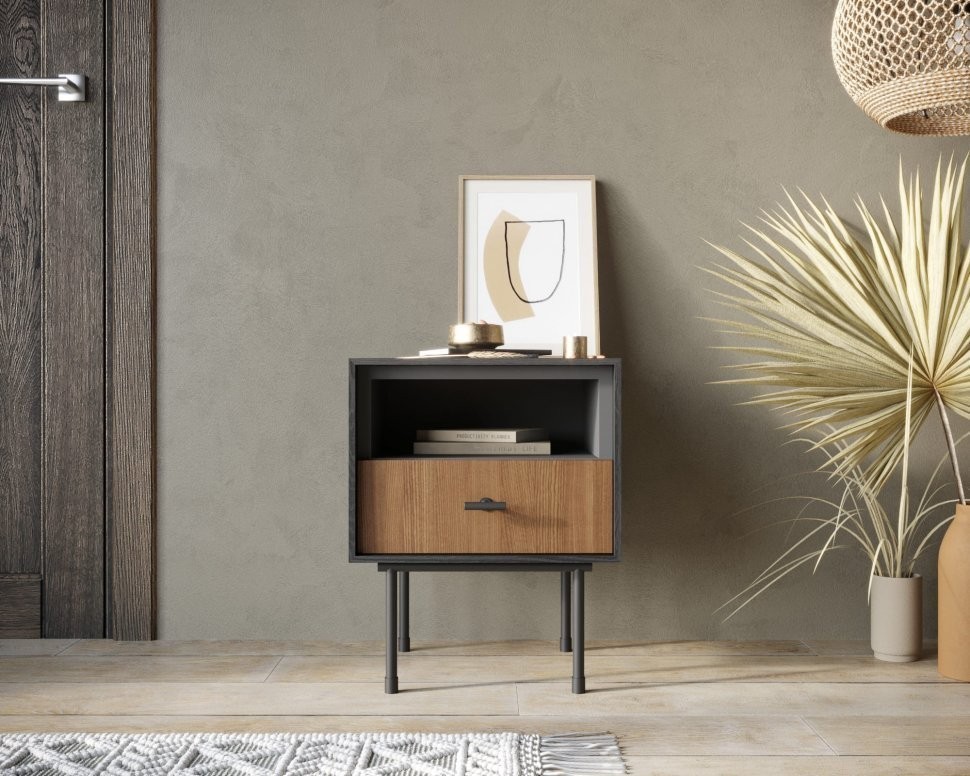 Тумбочка с нижним ящиком Emerson арт EM17-ET