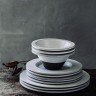 Чаша 1POS181-WHI(1POS181-03217U), 17,6 см, керамика, white/grey, Costa Nova