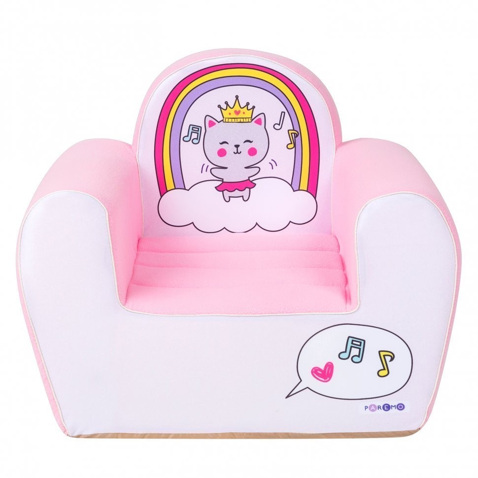 Бескаркасное (мягкое) детское кресло серии "Мимими", Крошка Миу (PCR320-01)