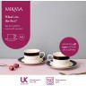 Набор из 2 чайных пар фарфоровых Luxe Deco 200 мл Mikasa MKLDBANDCUPPK2