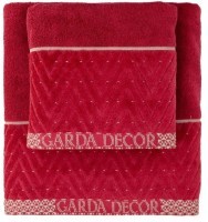 Полотенце Орсетто бордовое 50*90 (TT-00012102)