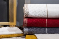 Полотенце Орсетто бордовое 50*90 (TT-00012102)