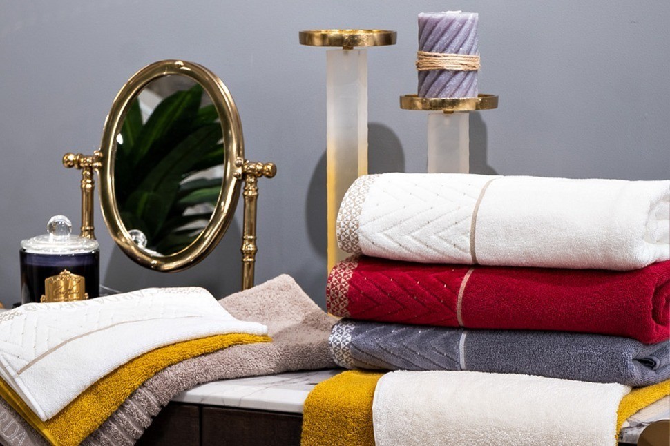 Полотенце Орсетто бордовое 50*90 (TT-00012102)