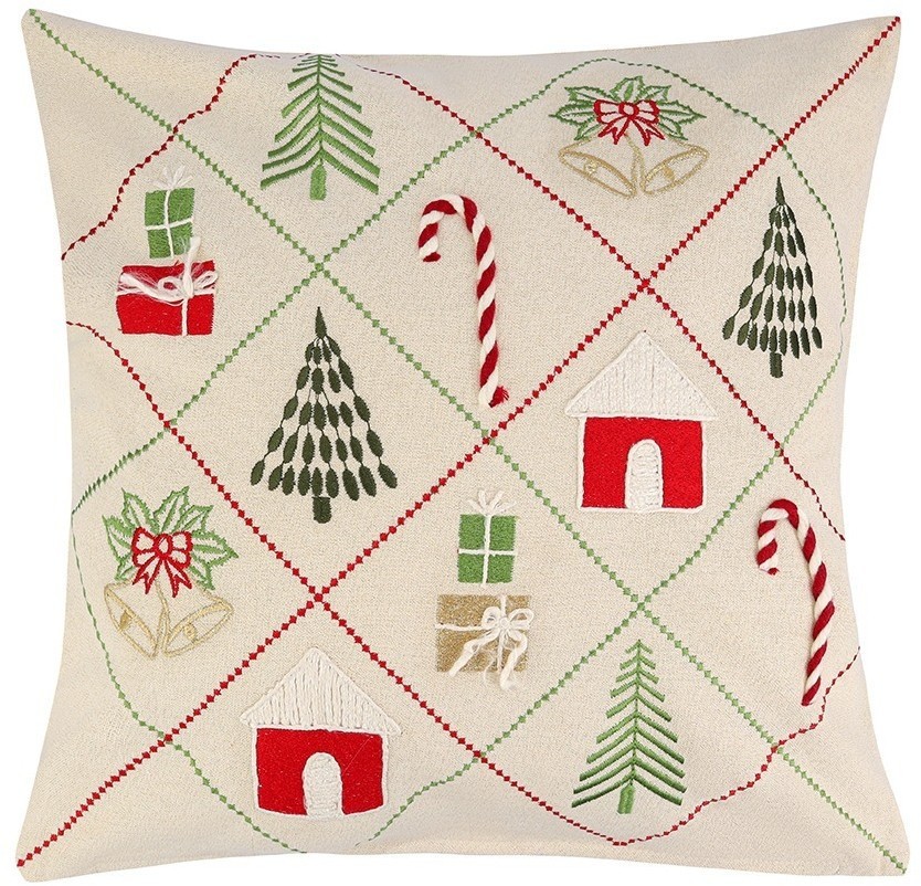 Чехол на подушку christmas dreams из коллекции new year essential, 45х45 см (79784)