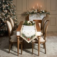 Дорожка на стол &quot;celebration&quot;, 45х215см, бежевый, 100% хлопок,твил Lefard (850-734-32)