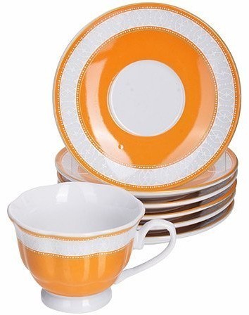 Кофейный набор 12пр 80мл фарфор LR (28600)