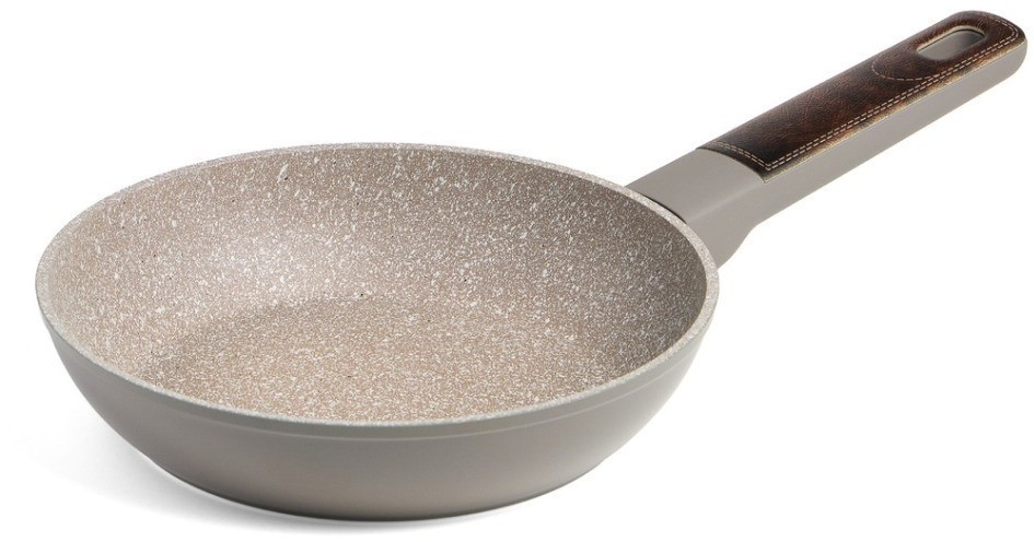 Сковорода с антипригарным покрытием pfluon marble, 20*4,5 см Agness (902-110)