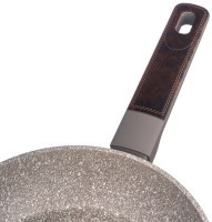 Сковорода с антипригарным покрытием pfluon marble, 20*4,5 см Agness (902-110)