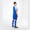 Футболка футбольная JFT-1011-071, синий/белый, детский (437520)