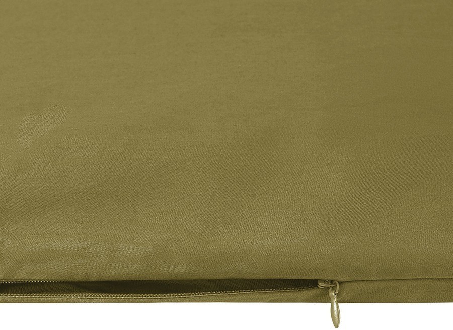 Комплект постельного белья из премиального сатина оливкового цвета из коллекции essential, 150х200 с (79820)