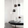 Лампа подвесная ball, 16хD18 см, светло-серая матовая, светло-серый шнур (67950)