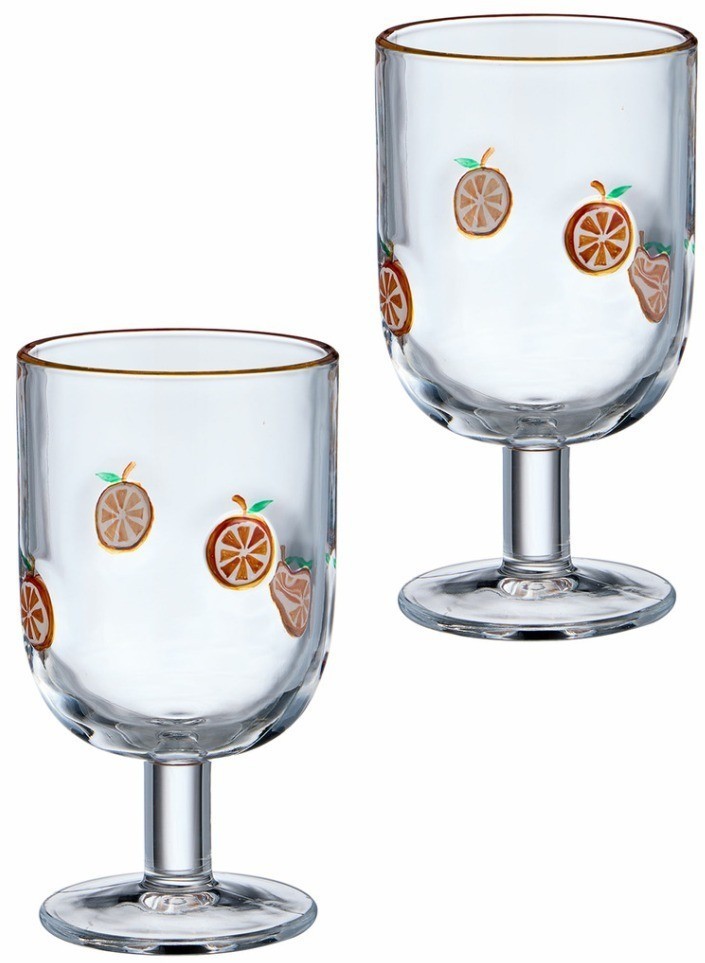 Набор бокалов для вина "fruity orange" из 2 шт. 350 мл Lefard (685-136)