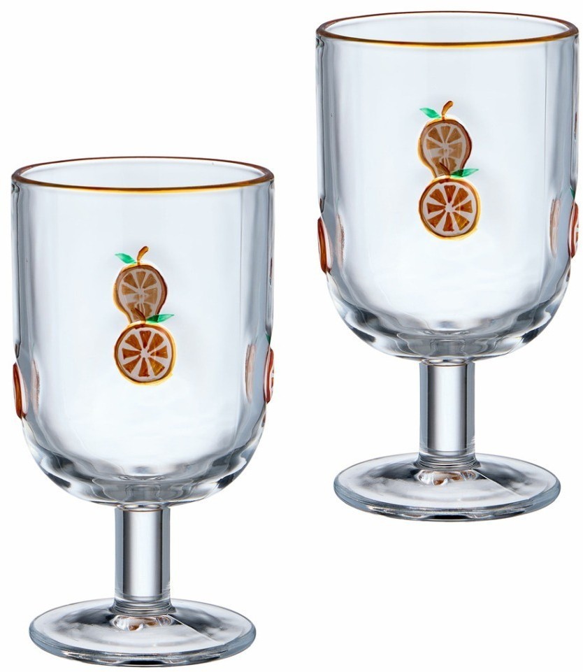 Набор бокалов для вина "fruity orange" из 2 шт. 350 мл Lefard (685-136)