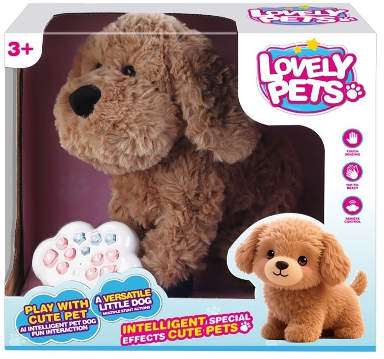 Радиоуправляемая плюшевая собака (28 см, сенсор) (BBS-02)