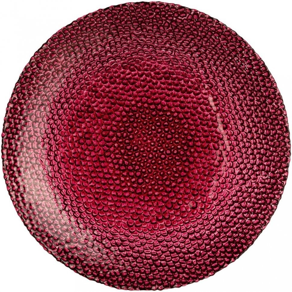 Тарелка "lace" bordeaux 28 см АКСАМ (339-342)
