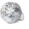 Шар новогодний декоративный paper ball, серебристый мрамор (63566)