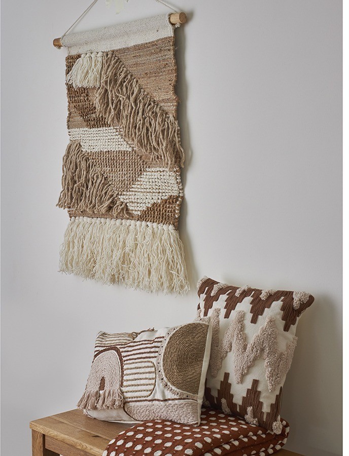 Чехол на подушку декоративный beige geometry из коллекции ethnic, 35х60 см (77698)