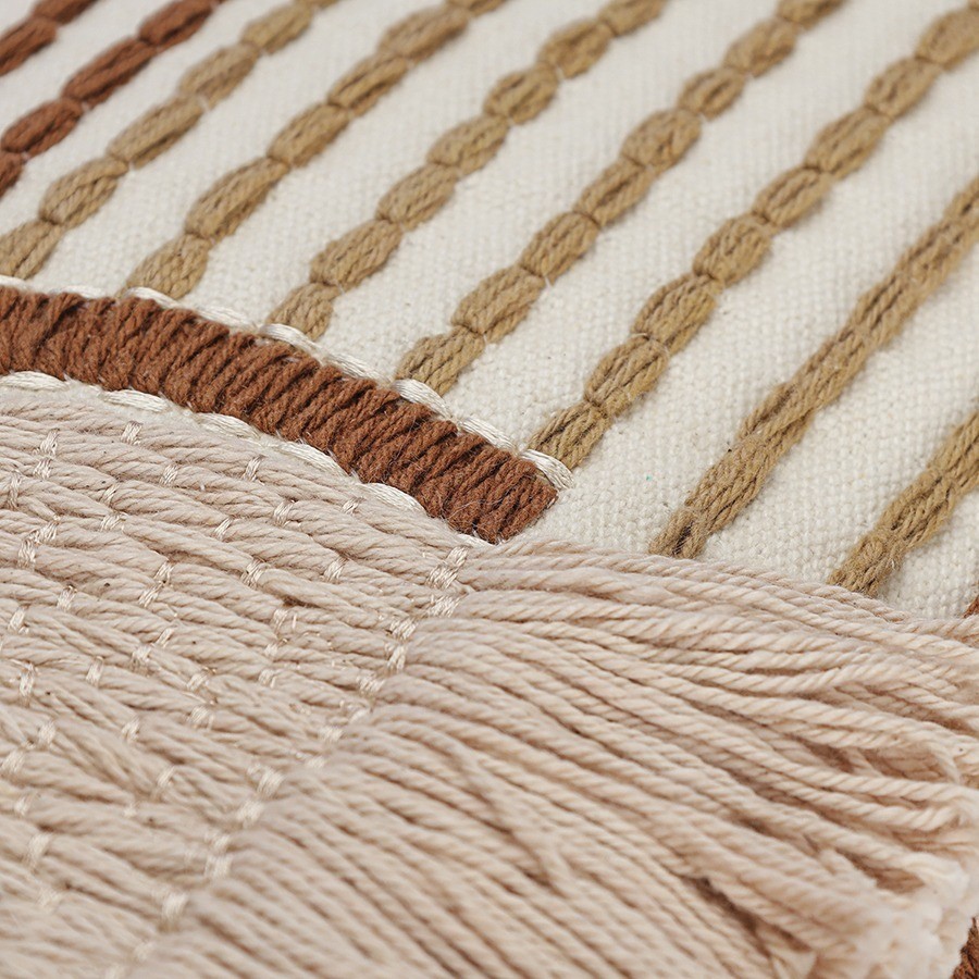 Чехол на подушку декоративный beige geometry из коллекции ethnic, 35х60 см (77698)