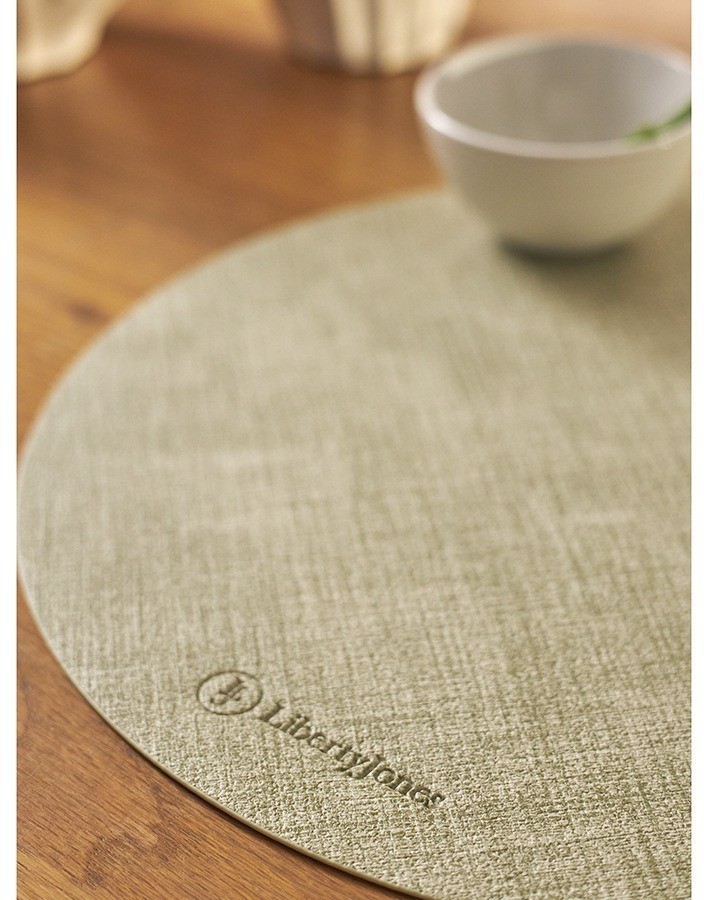 Набор из 2-х сервировочных салфеток leanera, D35 см, мятные (76979)