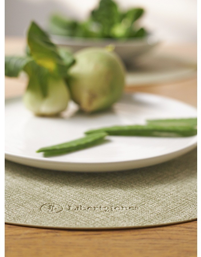 Набор из 2-х сервировочных салфеток leanera, D35 см, мятные (76979)