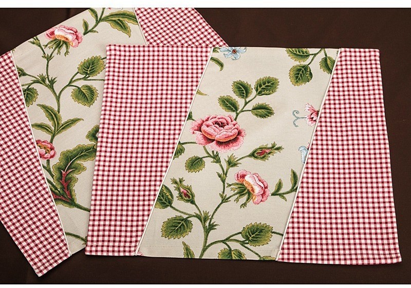 Комплект салфеток-плейсметов 36*44см 2шт, "дикая роза", хлопок 100% Текстильный Мир (850-803-4)