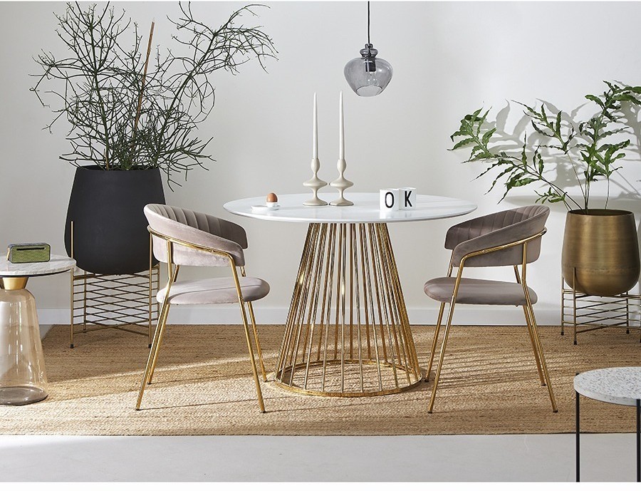 Подсвечник vivlend, 20 см, бежевый (76299)