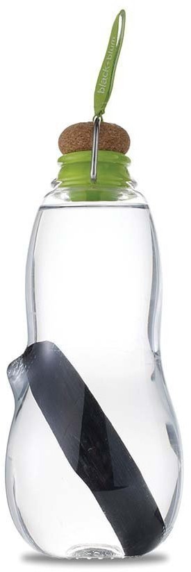 Бутылка для воды с угольным фильтром eau good, 800 мл, салатная (39196)