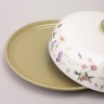 Блюдо для блинов agness "flower story" 23*10 см (358-2185)