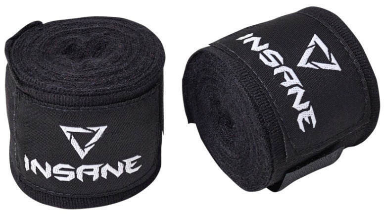 Бинт боксеркий INSANE COBRA, хлопок/нейлон, черный, 2,5 м (2095315)
