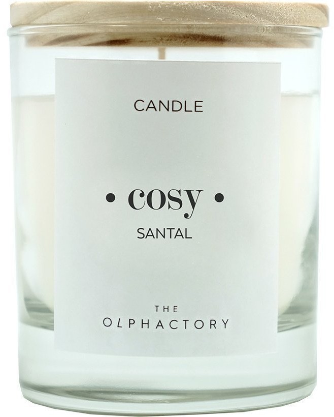 Свеча ароматическая the olphactory, cosy, santal, 40 ч (68222)