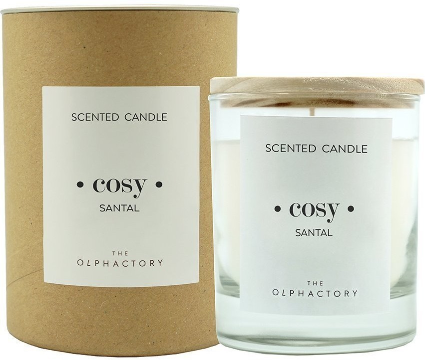 Свеча ароматическая the olphactory, cosy, santal, 40 ч (68222)